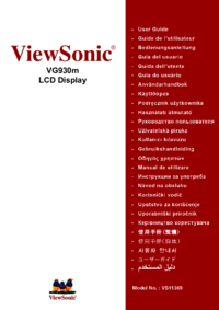 Para ver o documento ViewSonic VG930m-3 Manual do Utilizador